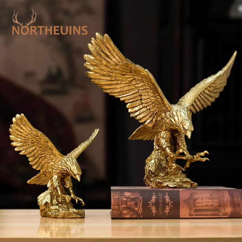 American Resin Golden Eagle Statue