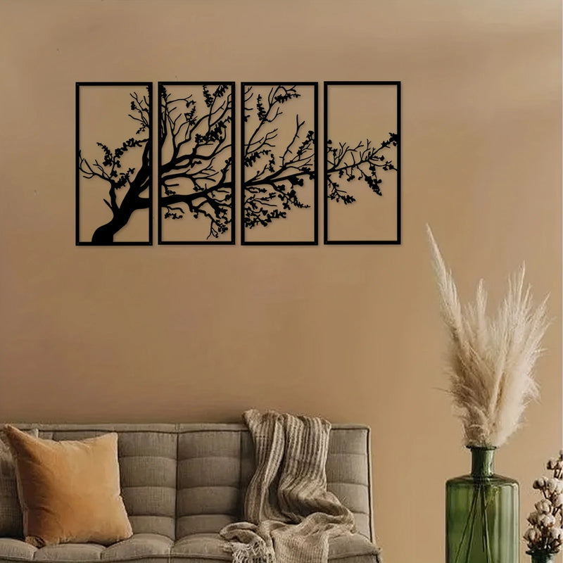 Enchanted Tree Metal Wall Art