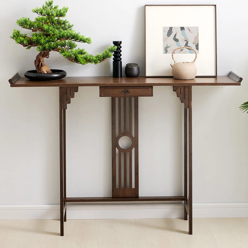 Rustic 32" Console Table: Entryway Accent for Living Room or Hallway