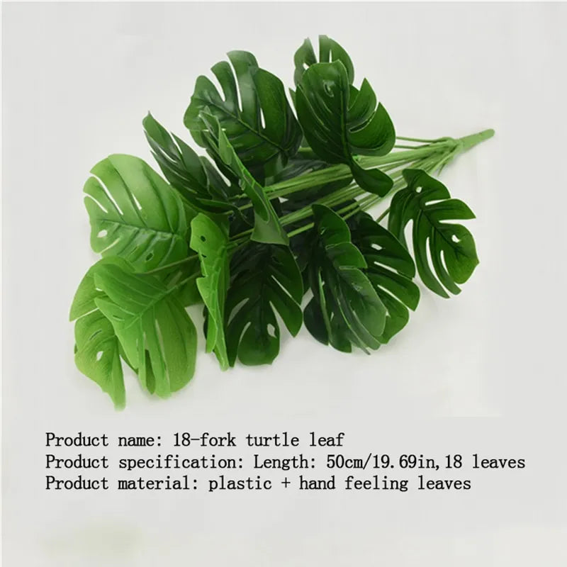 Artificial Turtle Back Leaf