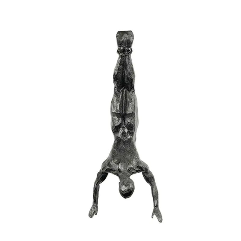 Rock Climbing Man Resin Sculpture