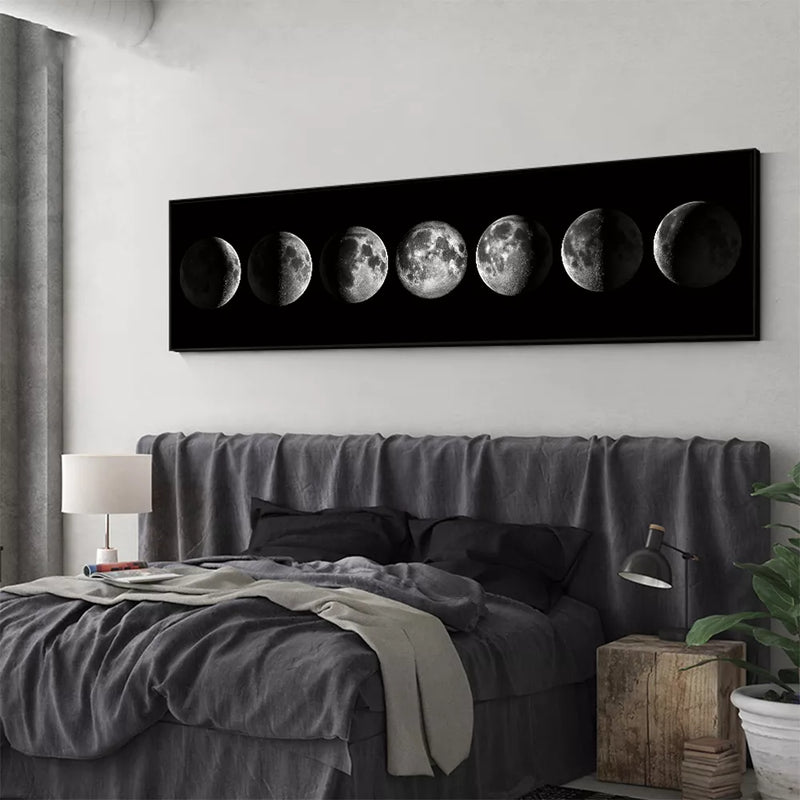 Moon Phase Wall Art Canvas Prints